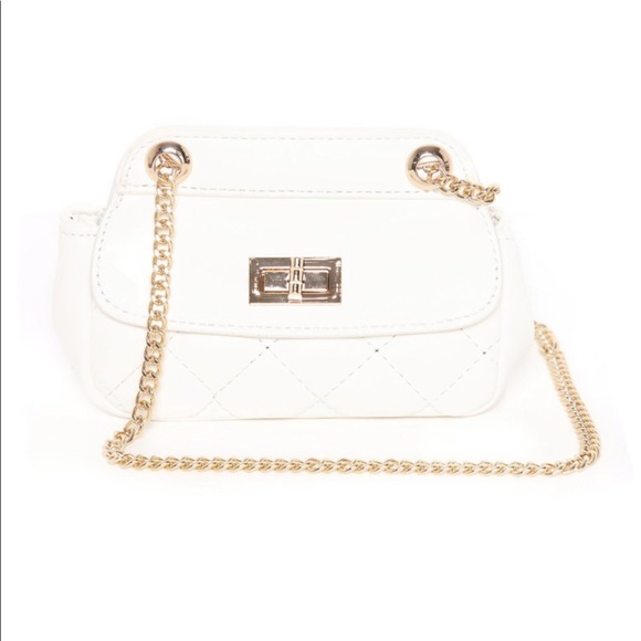 Quilt White Mini Bag - Picture 2 of 3